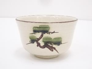 志野松文　茶碗